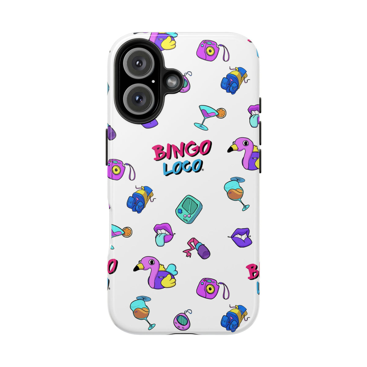 Bingo Loco Colorful Pattern Tough Phone Case
