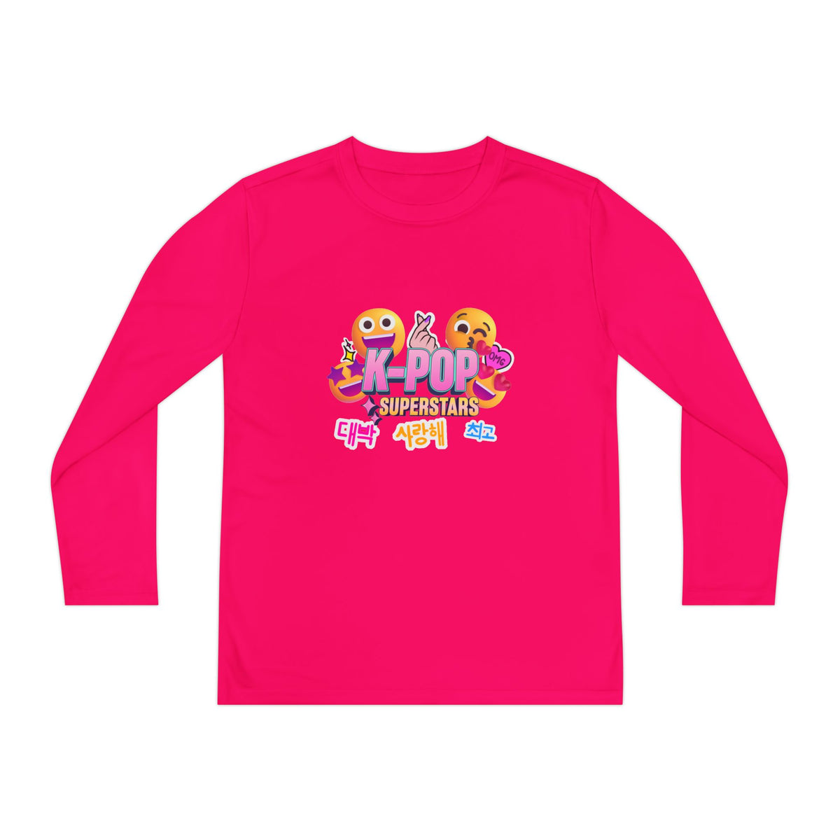 K-Pop Superstars Youth Long Sleeve Tee