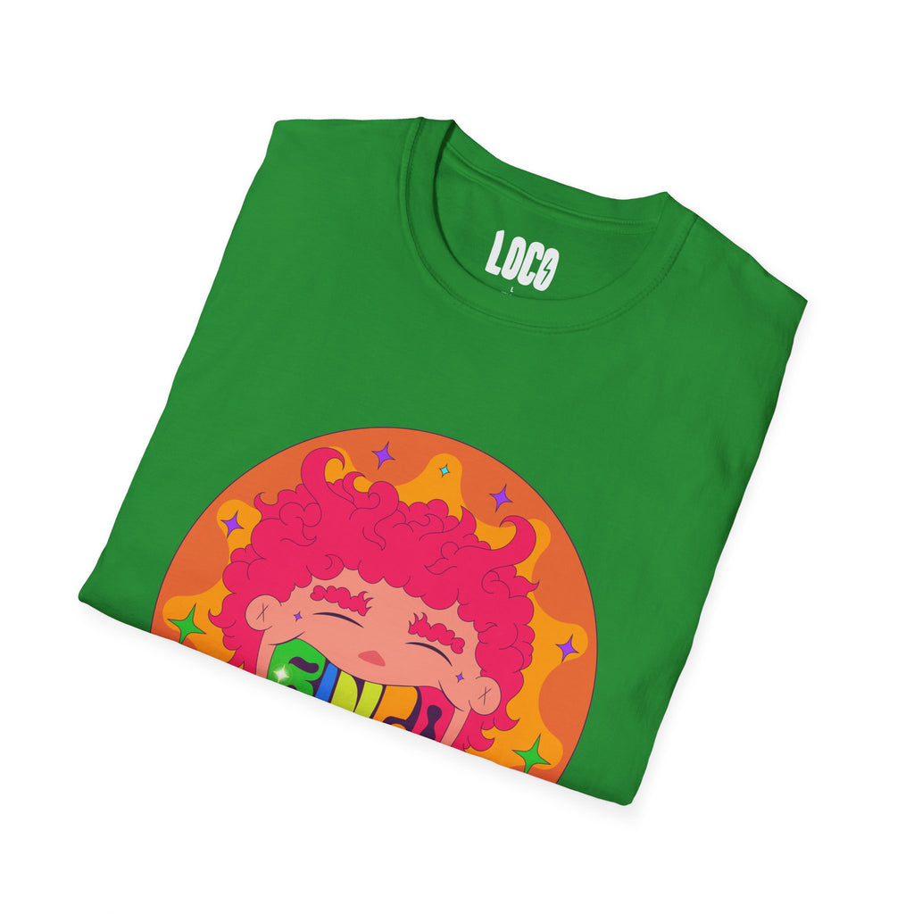 Good Vibes Colorful Peace Sign Graphic T-Shirt