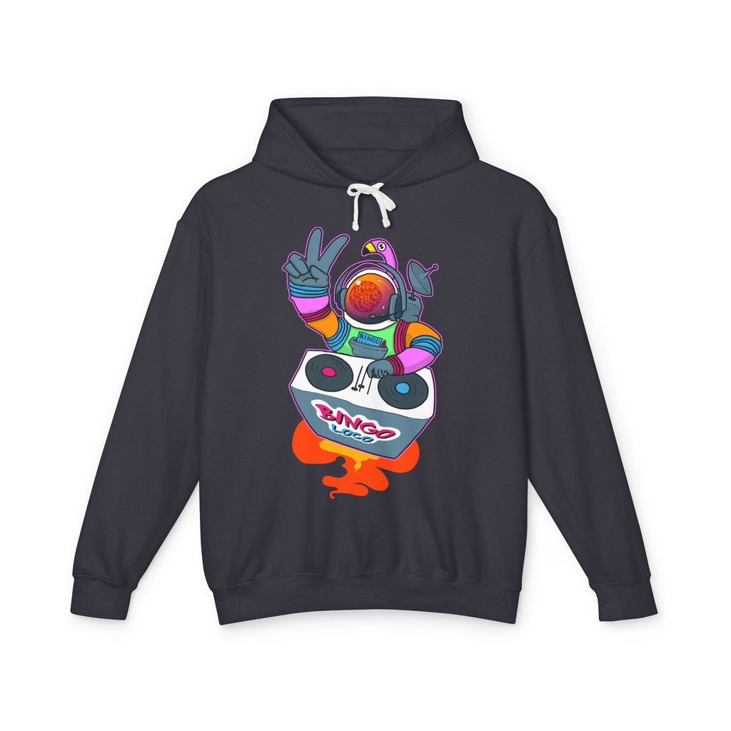 Astronaut DJ Hoodie — Colorful Space DJ Graphic Pullover