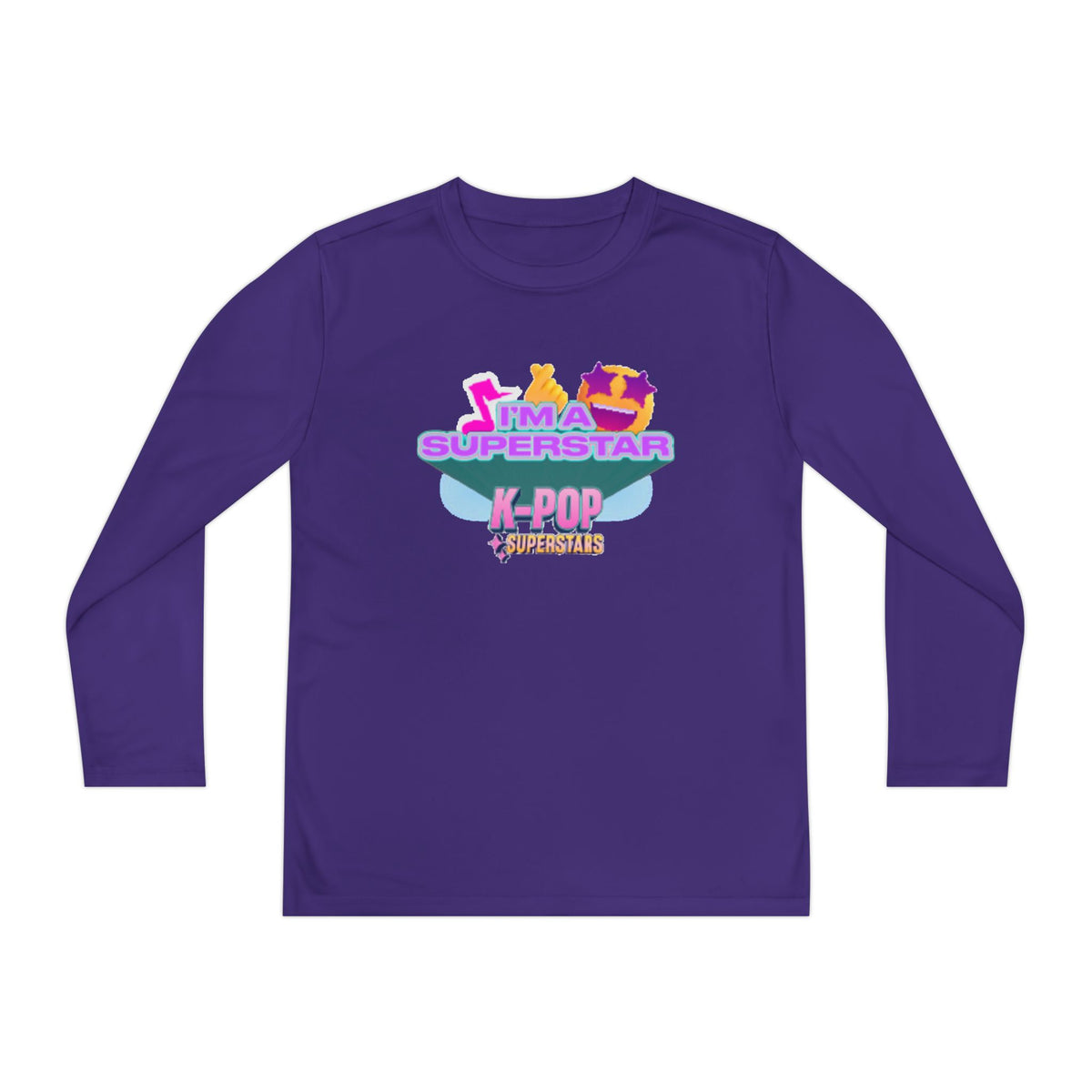 Youth Long Sleeve Tee — "I'M A SUPERSTAR" K-Pop Fan Shirt