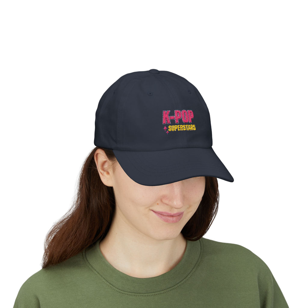 K-POP Superstars Dad Cap — Embroidered K-Pop Hat for Fans