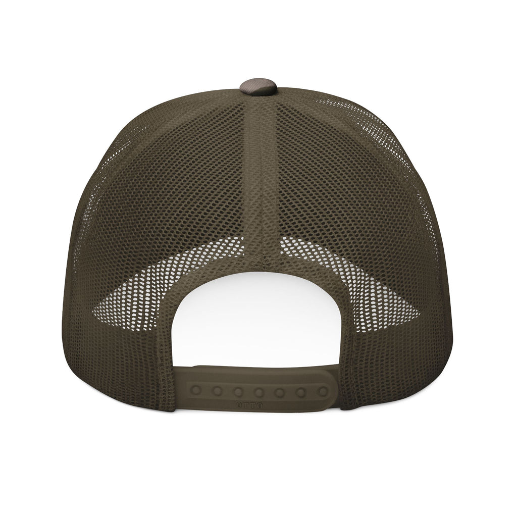 Camo Trucker Hat - Embroidered "Bingo Logo" Patch