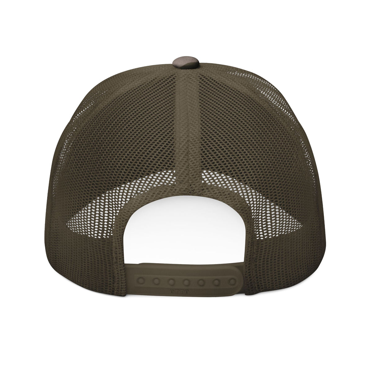 Camo Trucker Hat - Embroidered "Bingo Logo" Patch