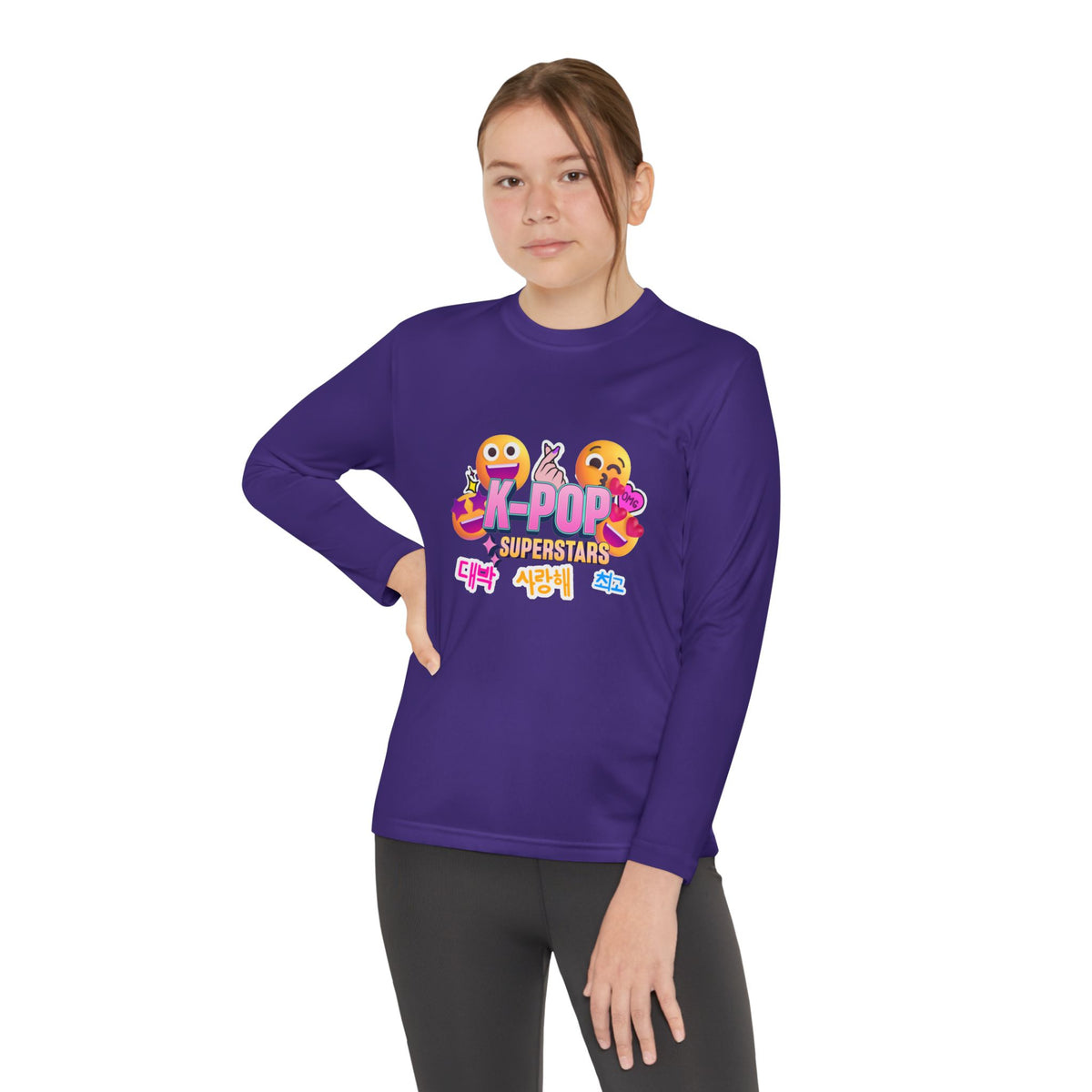 K-Pop Superstars Youth Long Sleeve Tee