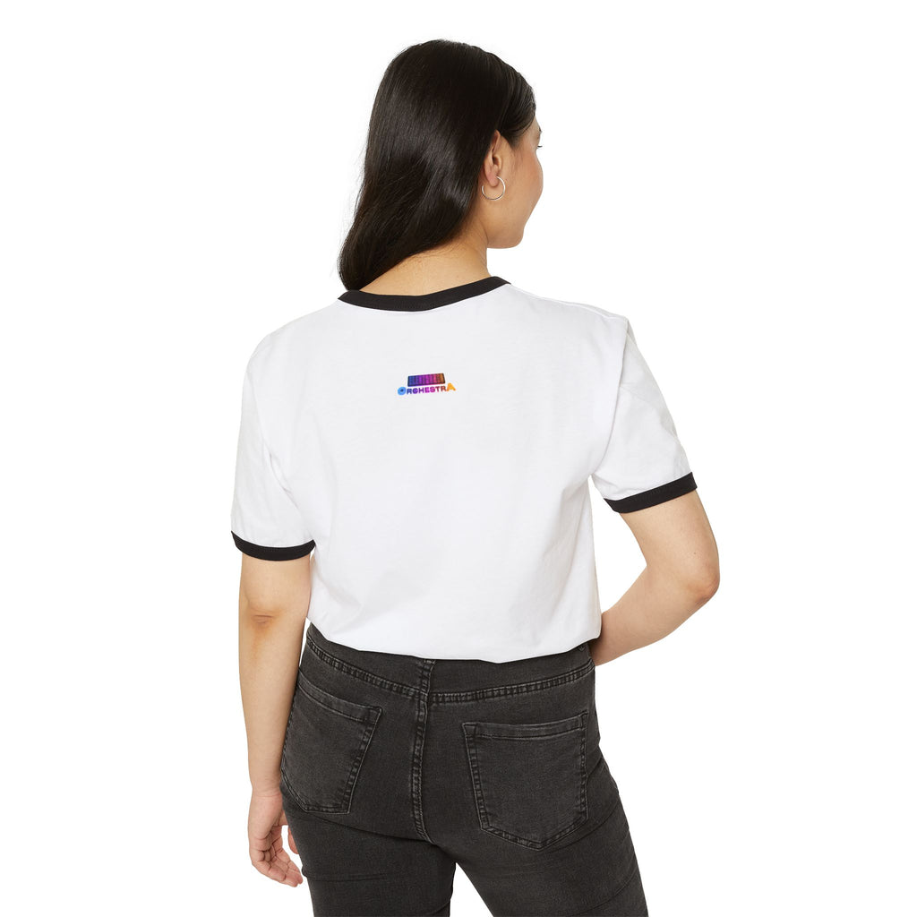 Piano Crystal Orchestra Ringer Tee