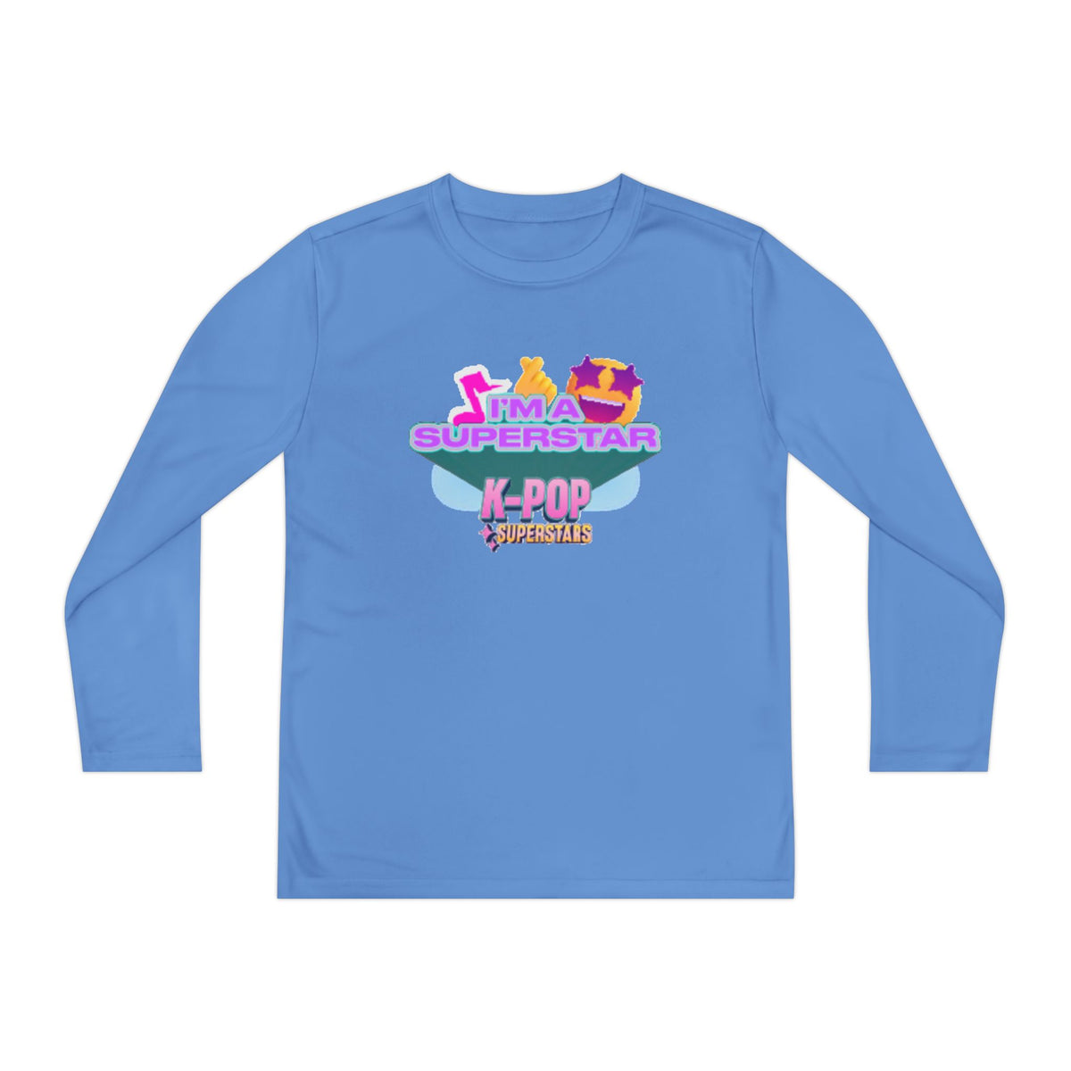 Youth Long Sleeve Tee — "I'M A SUPERSTAR" K-Pop Fan Shirt