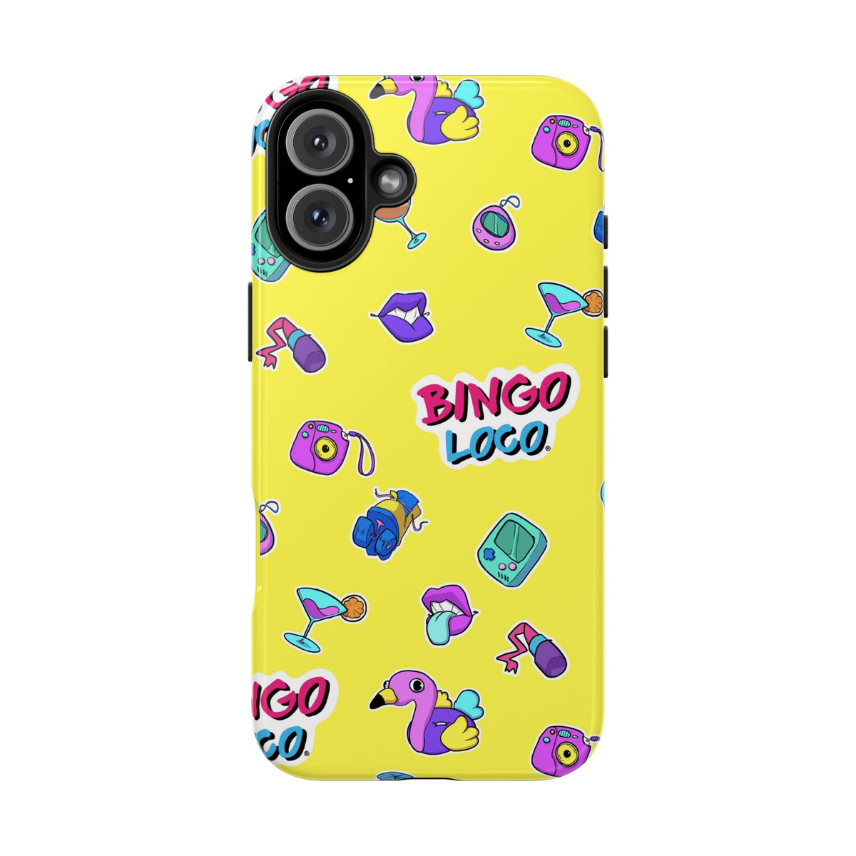 Bingo Loco Colorful Cartoon Tough Phone Case