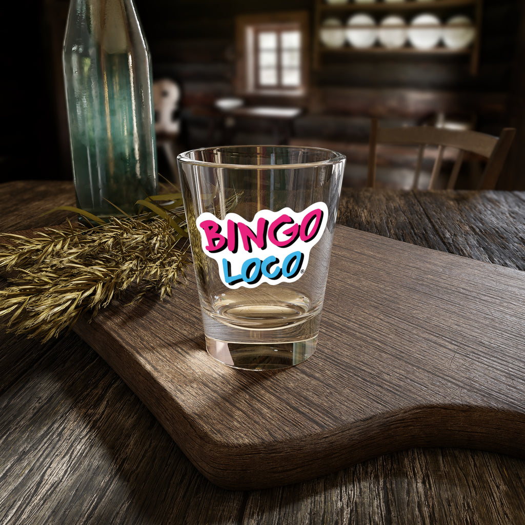 Bingo Loco Shot Glass — 1.5oz Party Shooter Glass