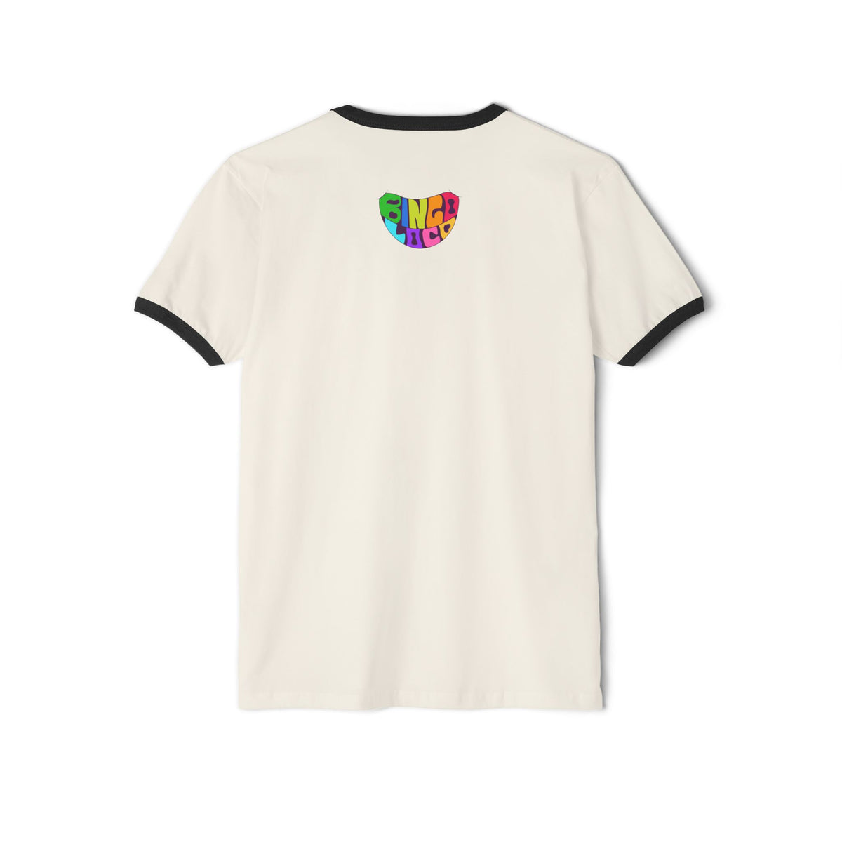 Colorful Retro Ringer T-Shirt – Good Vibes Graphic