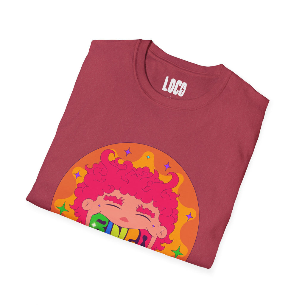 Good Vibes Colorful Peace Sign Graphic T-Shirt