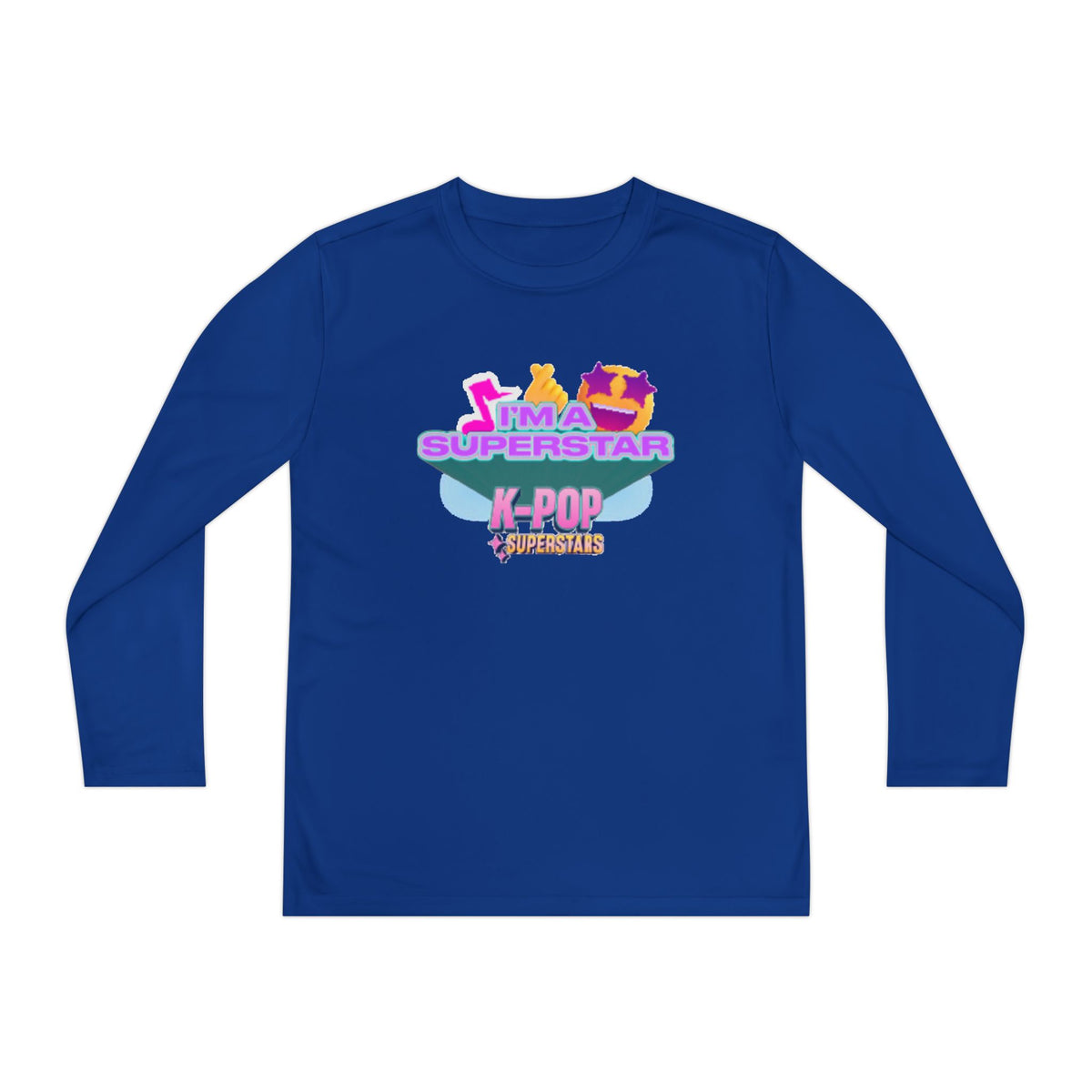Youth Long Sleeve Tee — "I'M A SUPERSTAR" K-Pop Fan Shirt