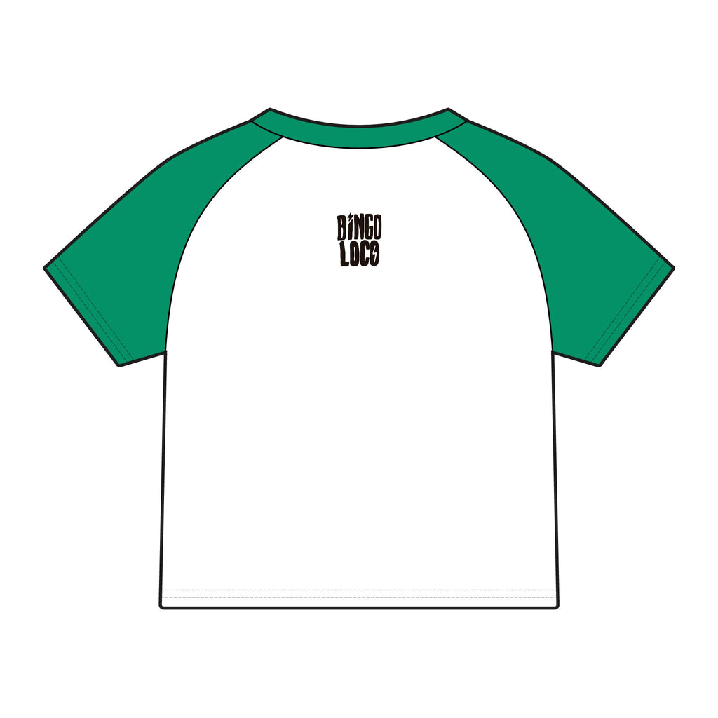 Astronaut DJ Raglan Tee — Colorful Space DJ Graphic Women's Baby Tee