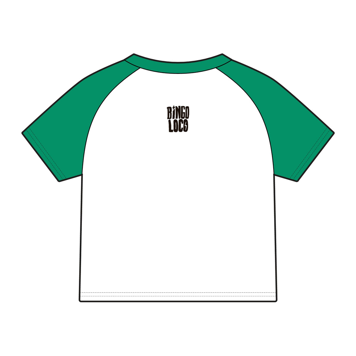 Astronaut DJ Raglan Tee — Colorful Space DJ Graphic Women's Baby Tee