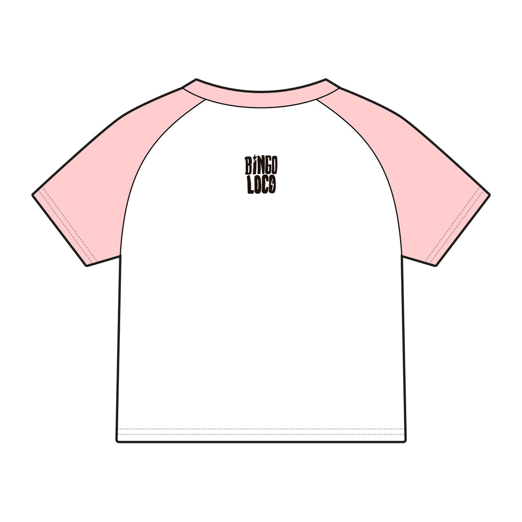 Astronaut DJ Raglan Tee — Colorful Space DJ Graphic Women's Baby Tee