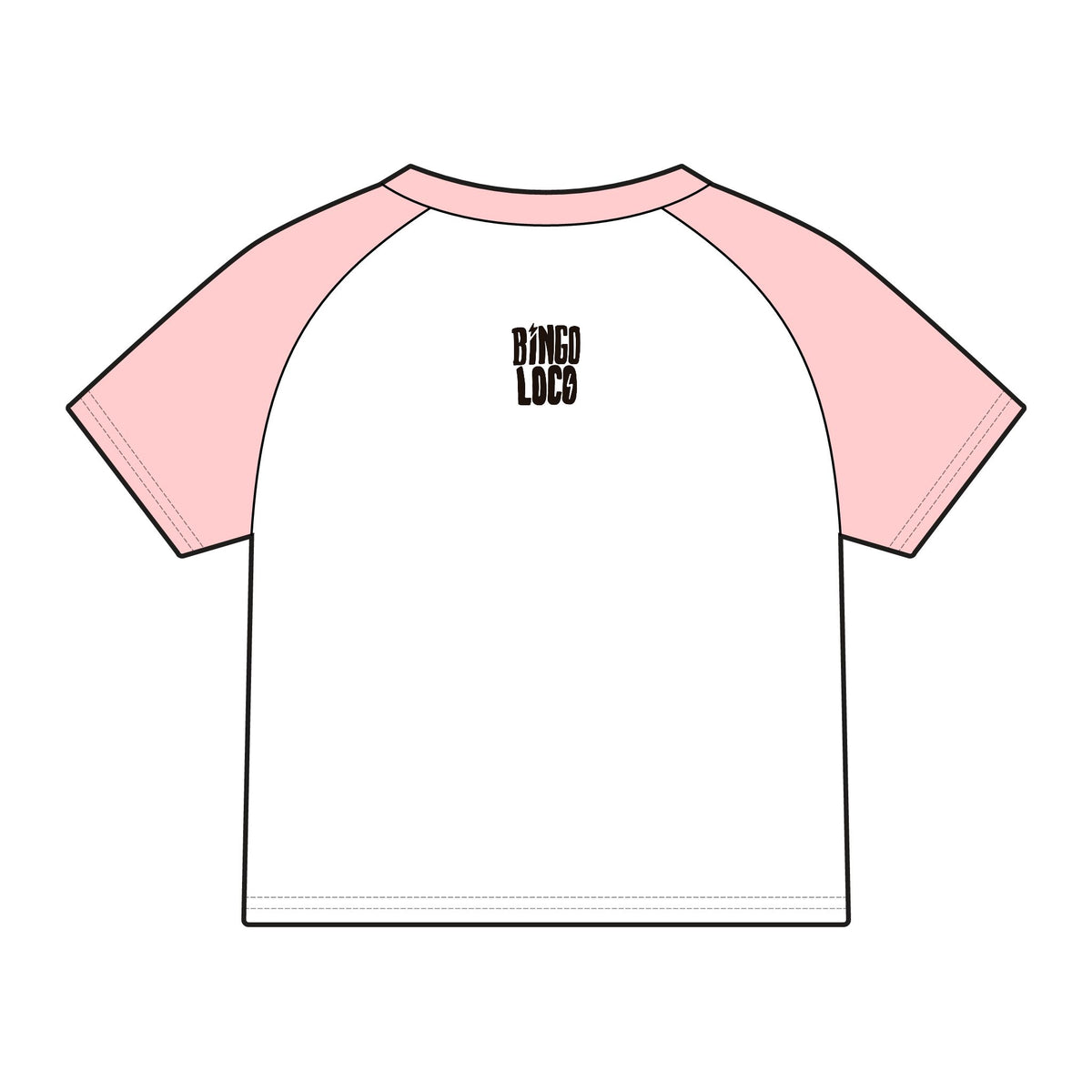Astronaut DJ Raglan Tee — Colorful Space DJ Graphic Women's Baby Tee