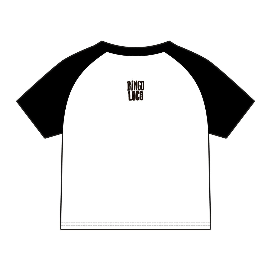Astronaut DJ Raglan Tee — Colorful Space DJ Graphic Women's Baby Tee