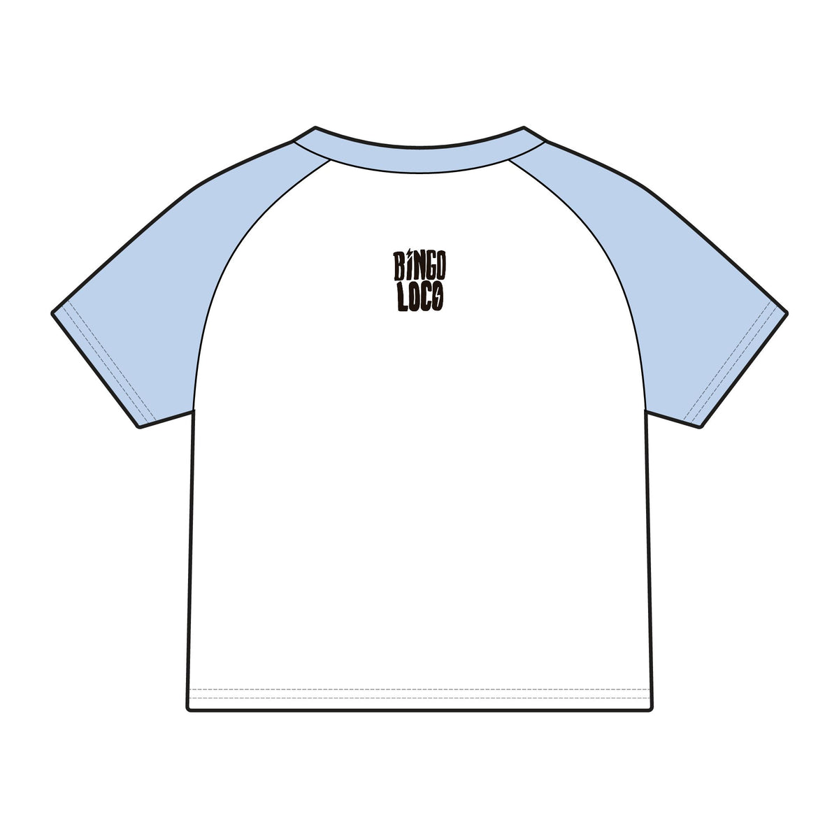 Astronaut DJ Raglan Tee — Colorful Space DJ Graphic Women's Baby Tee