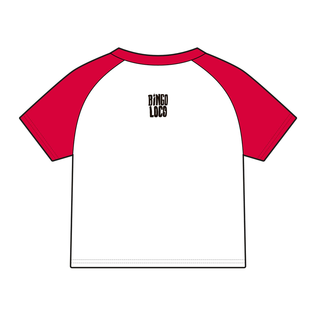 Astronaut DJ Raglan Tee — Colorful Space DJ Graphic Women's Baby Tee