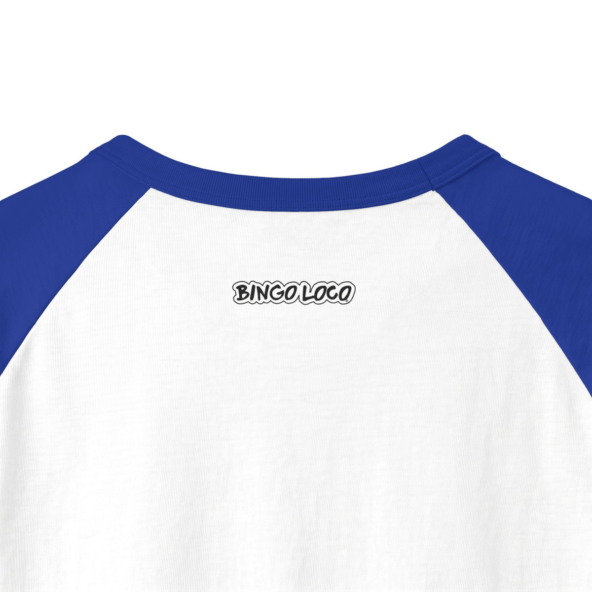 Bingo Loco Raglan Tee — Casual 3/4 Sleeve Baseball Shirt for Bingo Fans
