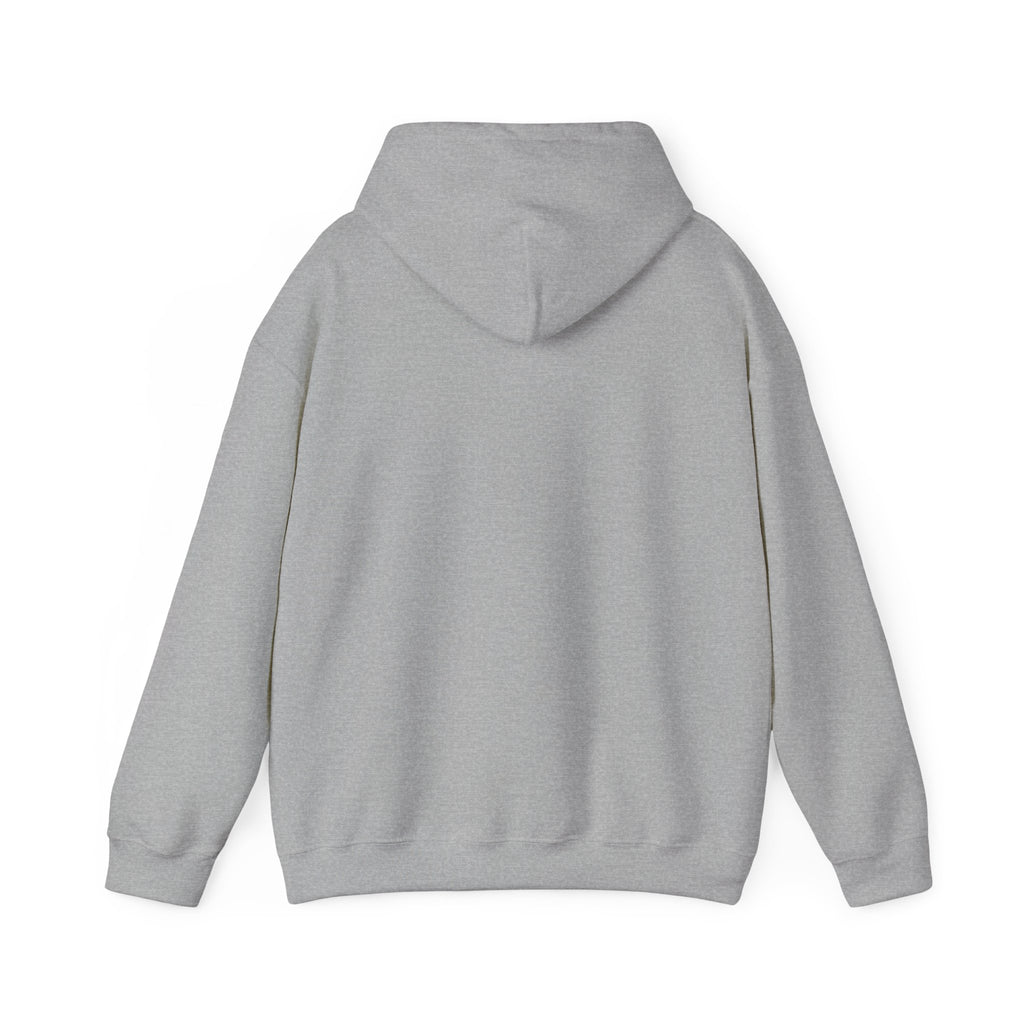 Bingo Logo Hoodie — Retro Pink & Blue Minimal Chest Graphic