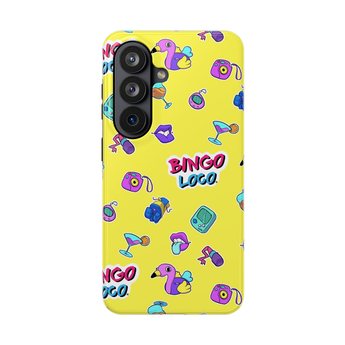 Bingo Loco Colorful Cartoon Tough Phone Case