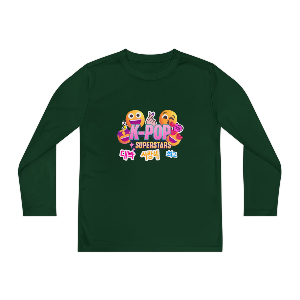 K-Pop Superstars Youth Long Sleeve Tee