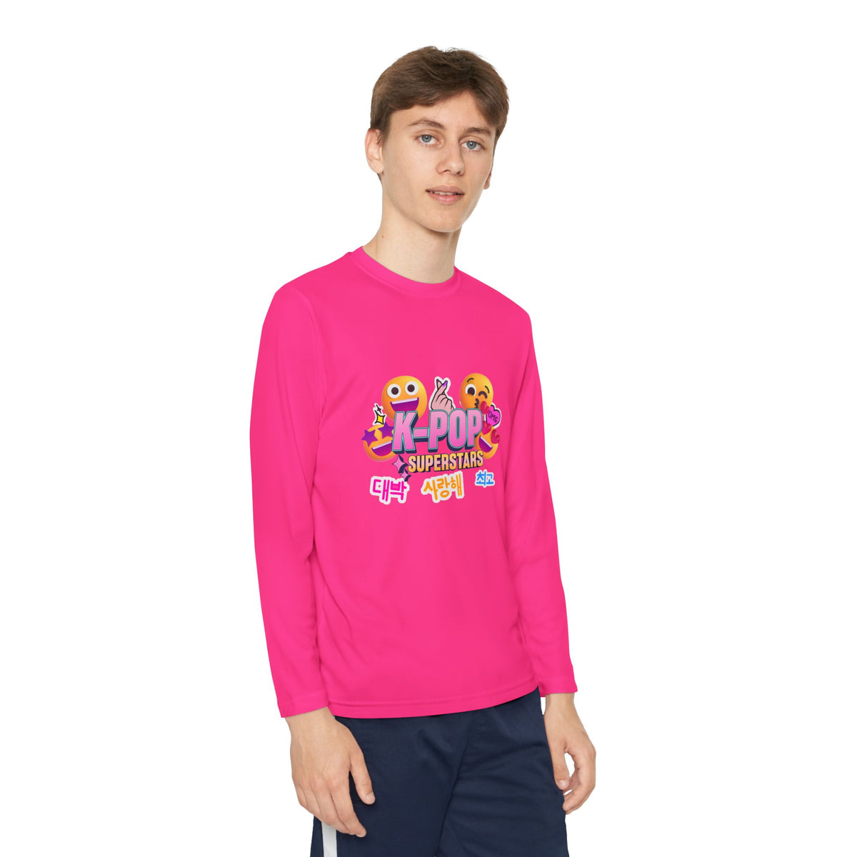 K-Pop Superstars Youth Long Sleeve Tee