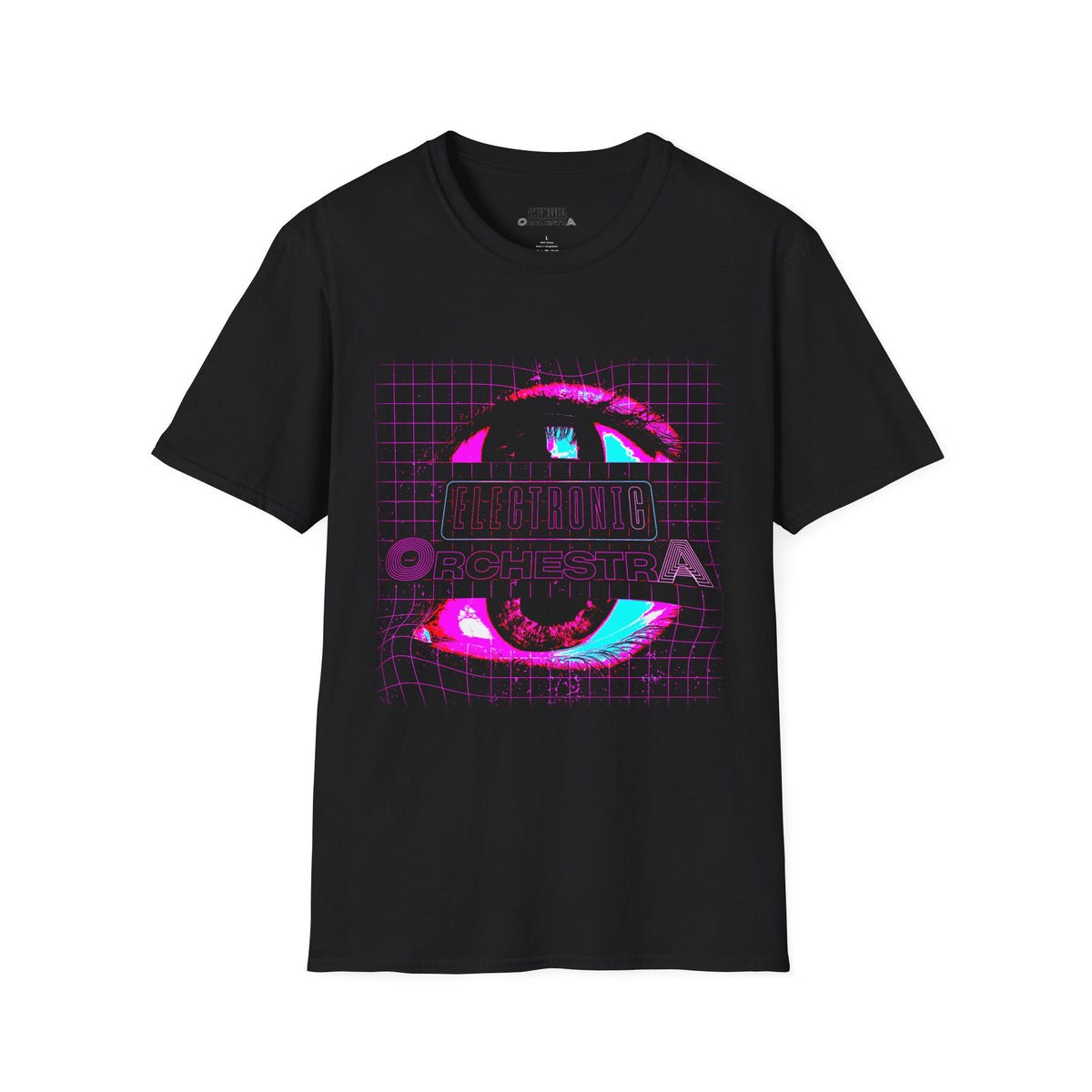 Retro Cyber Eye T-Shirt — 'Cultura Orchestra' Vaporwave Graphic Tee