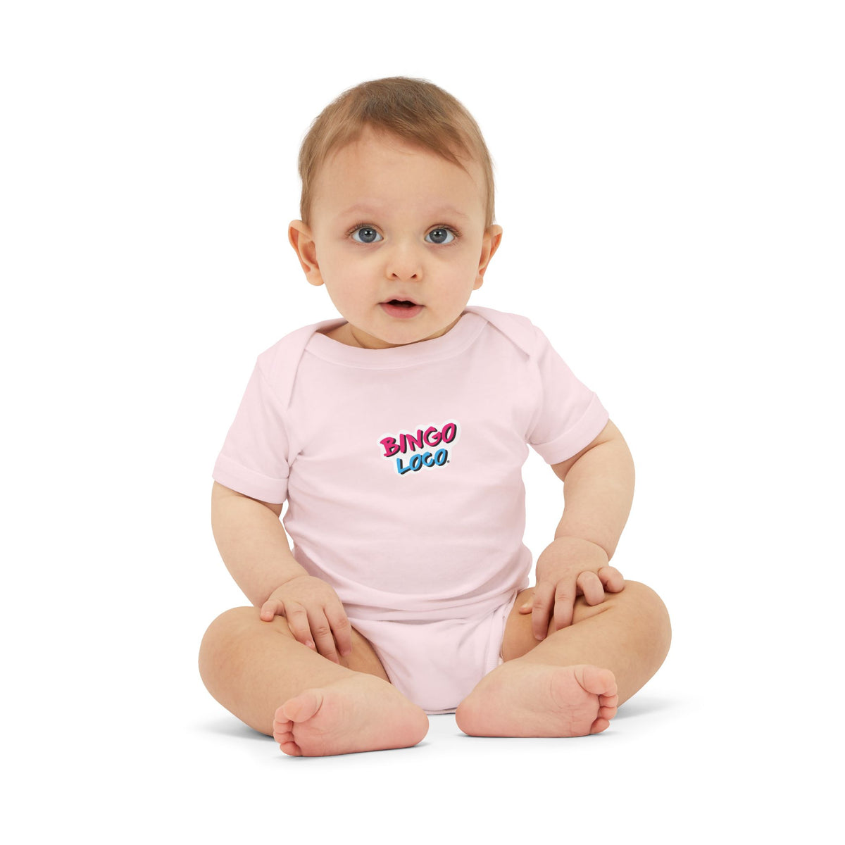 Infant One-Piece Bodysuit — 'Bingo Logo' Cute Baby Romper