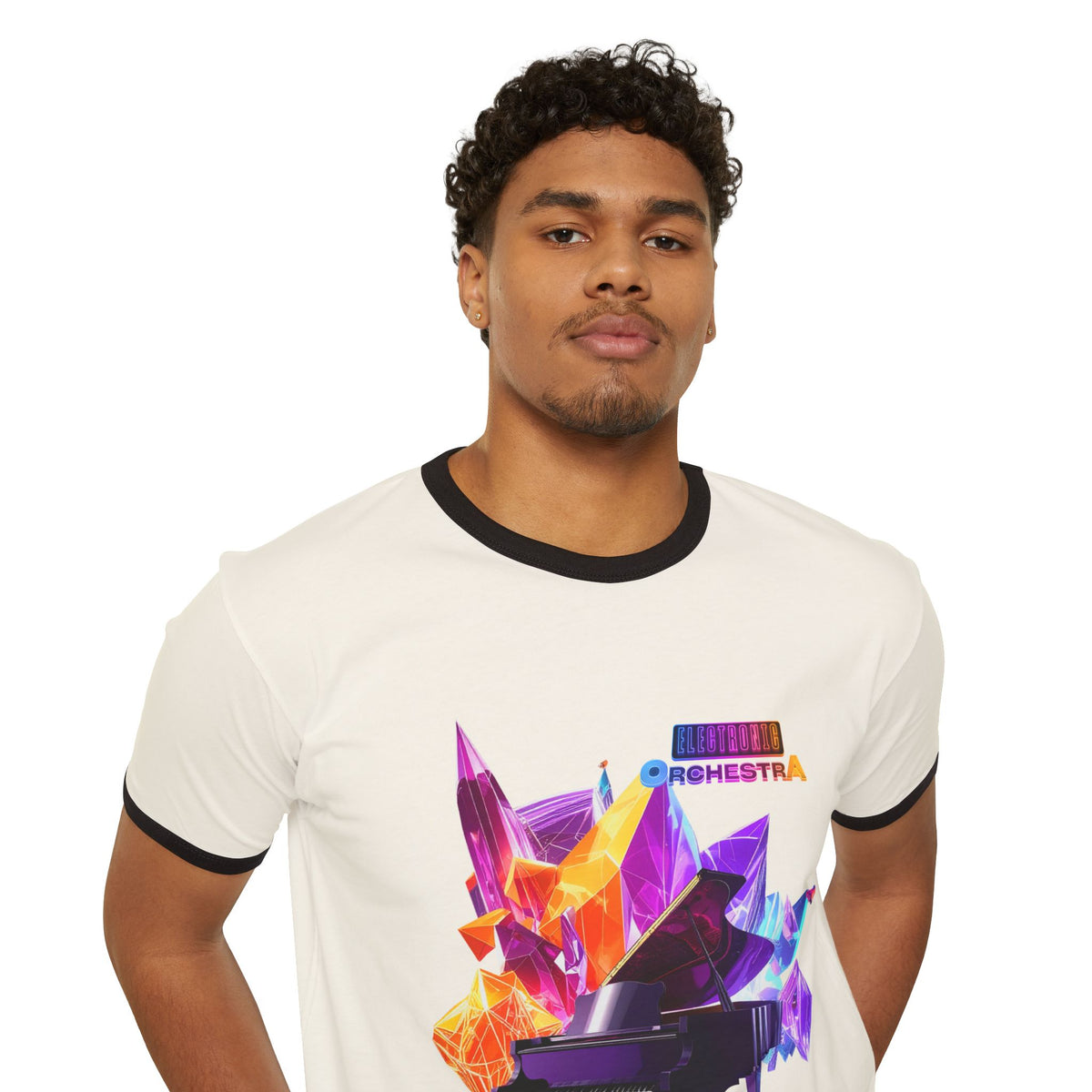Piano Crystal Orchestra Ringer Tee
