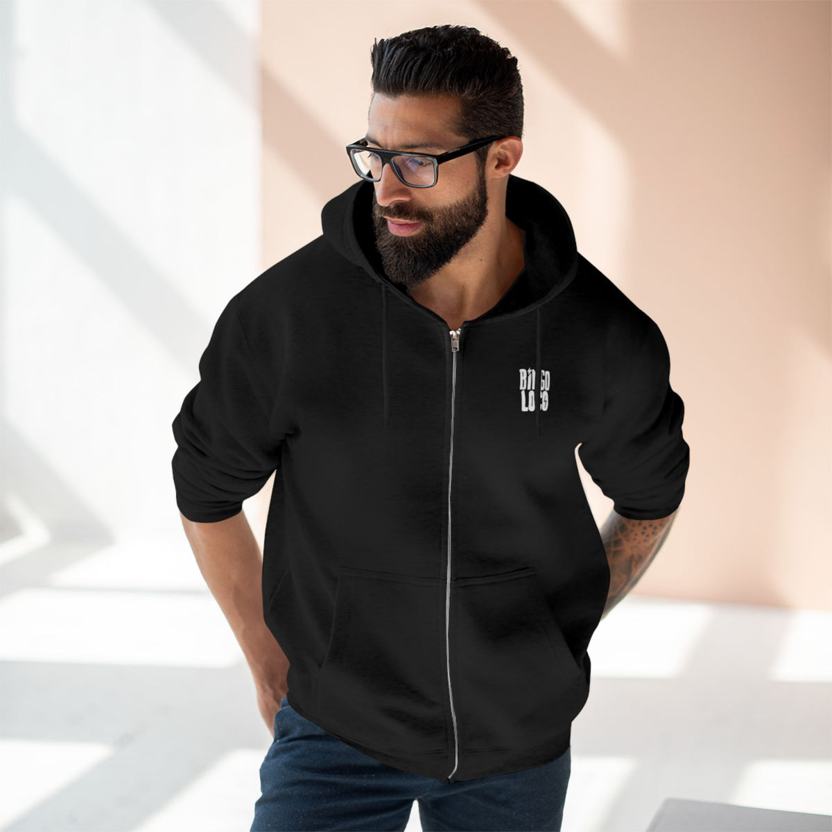 Retro Jukebox Zip Hoodie — Colorful Music Graphic Hoodie