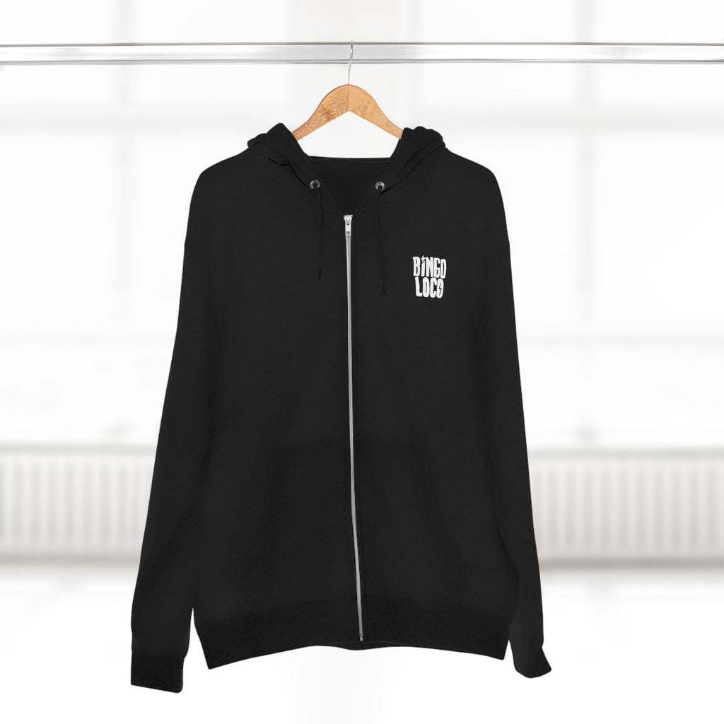 Retro Jukebox Zip Hoodie — Colorful Music Graphic Hoodie
