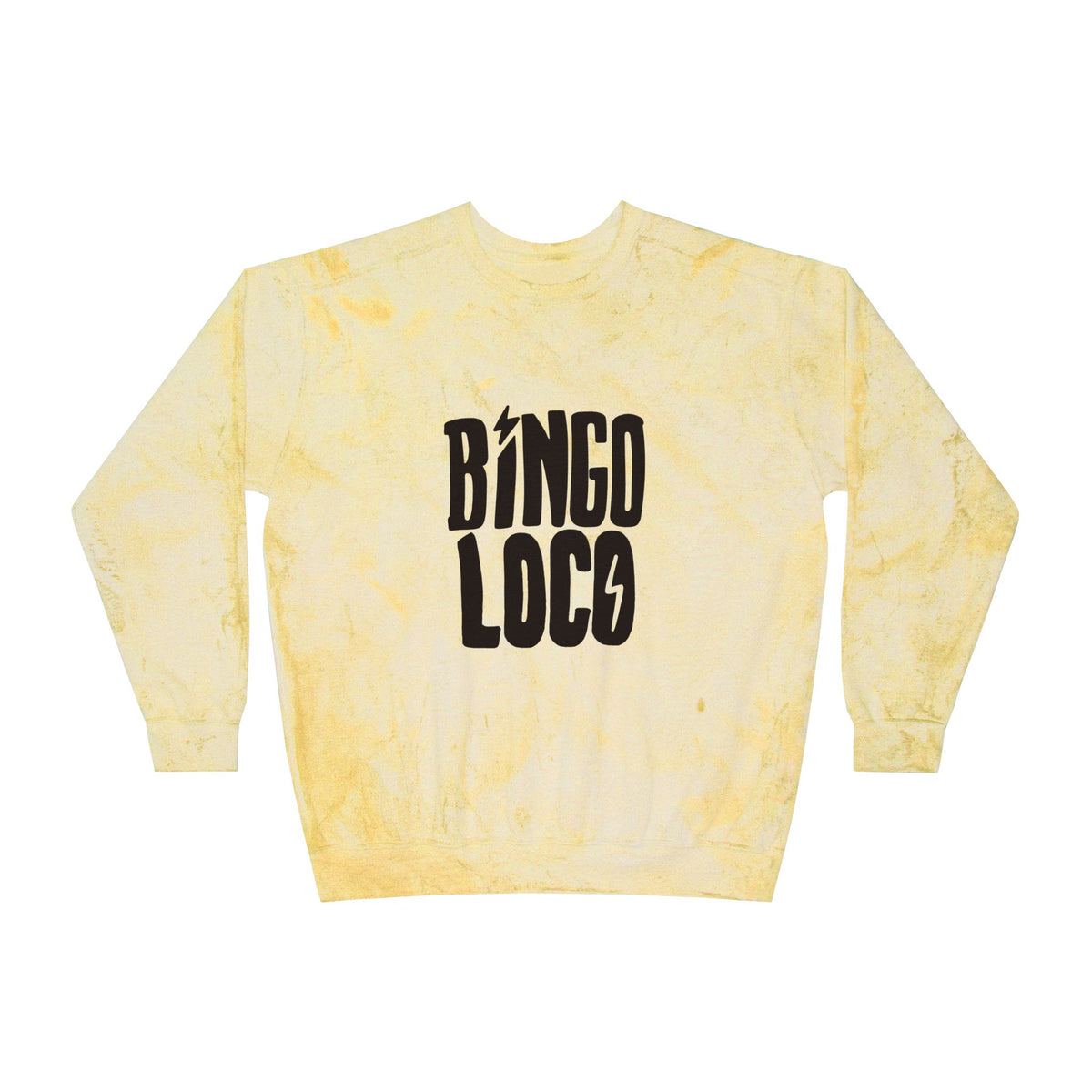 Color Blast Crewneck Sweatshirt — Logo Tie-Dye Design
