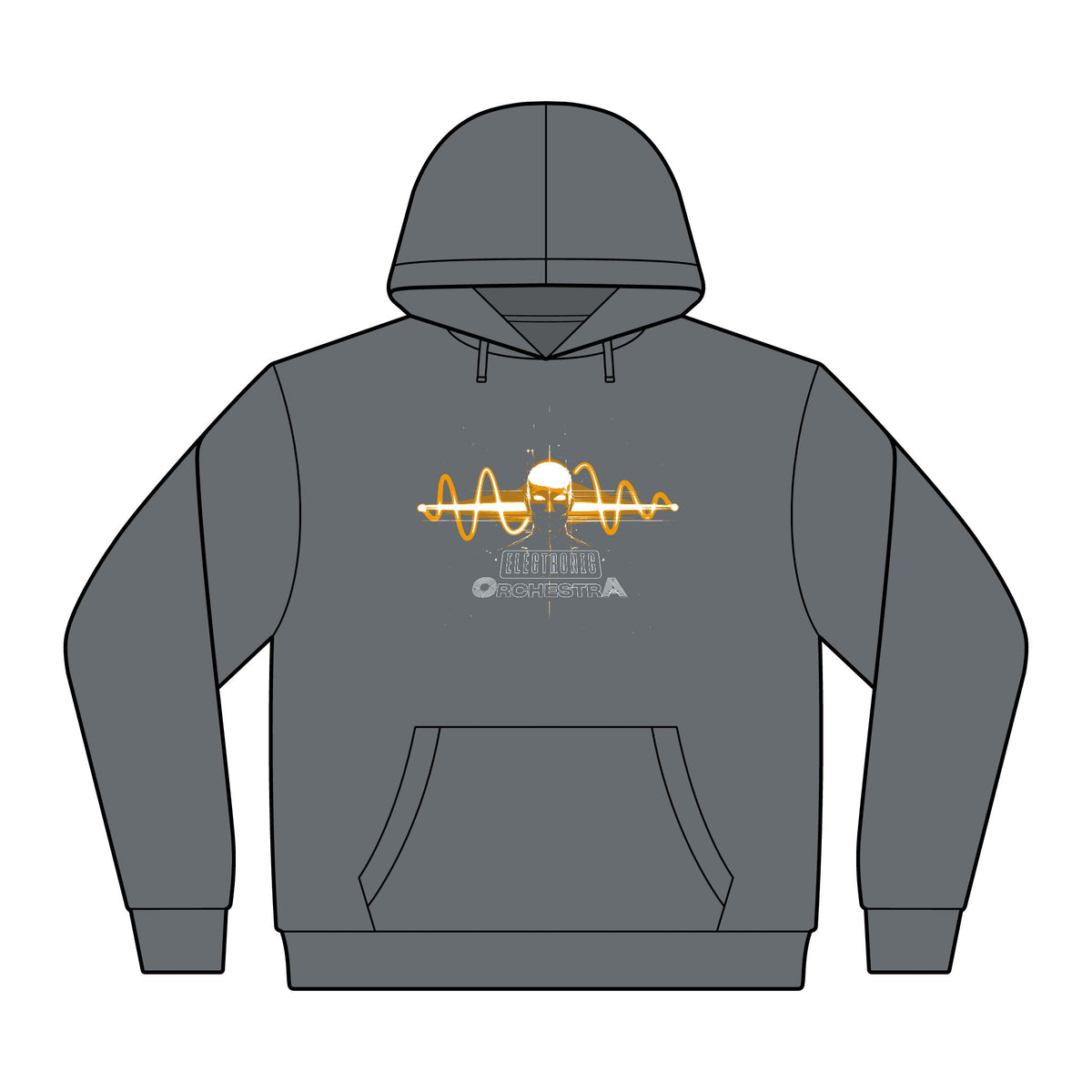 Abstract Electronic TunnelHoodie — Night Sky Lightweight Fleece Pullover