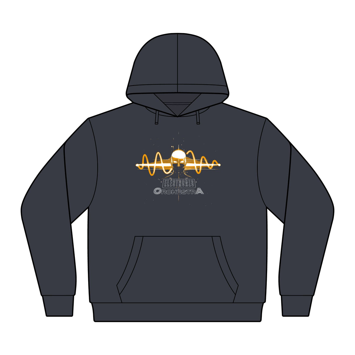 Abstract Electronic TunnelHoodie — Night Sky Lightweight Fleece Pullover