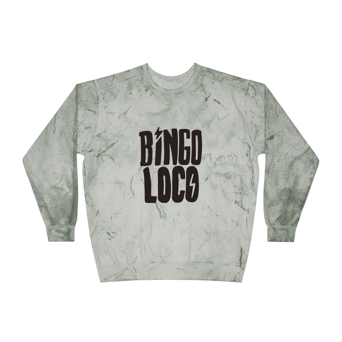 Color Blast Crewneck Sweatshirt — Logo Tie-Dye Design