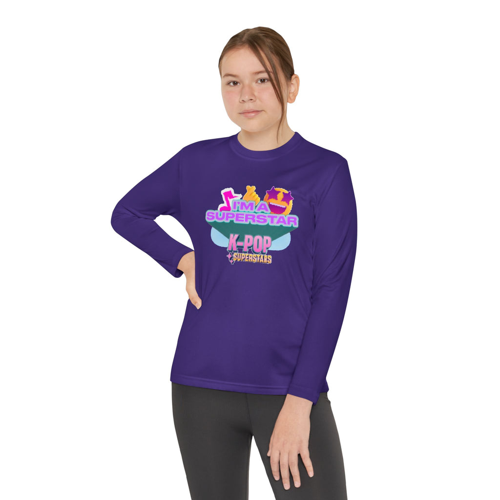 Youth Long Sleeve Tee — "I'M A SUPERSTAR" K-Pop Fan Shirt