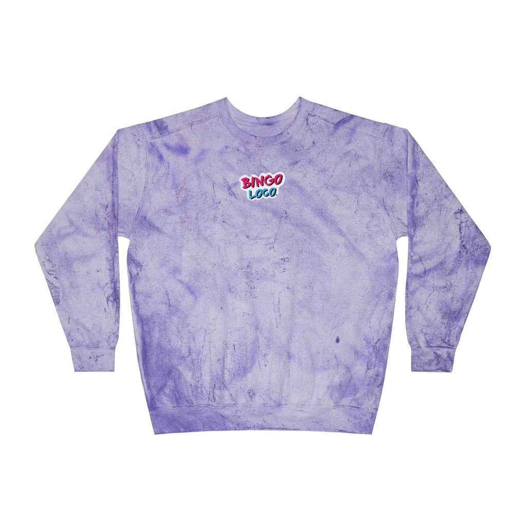 Color Blast Crewneck Sweatshirt — Juke Box Tie-Dye Design