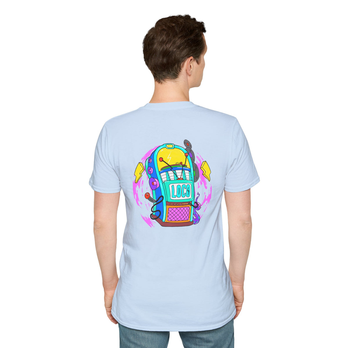 Bingo Loco Retro Jukebox T-Shirt