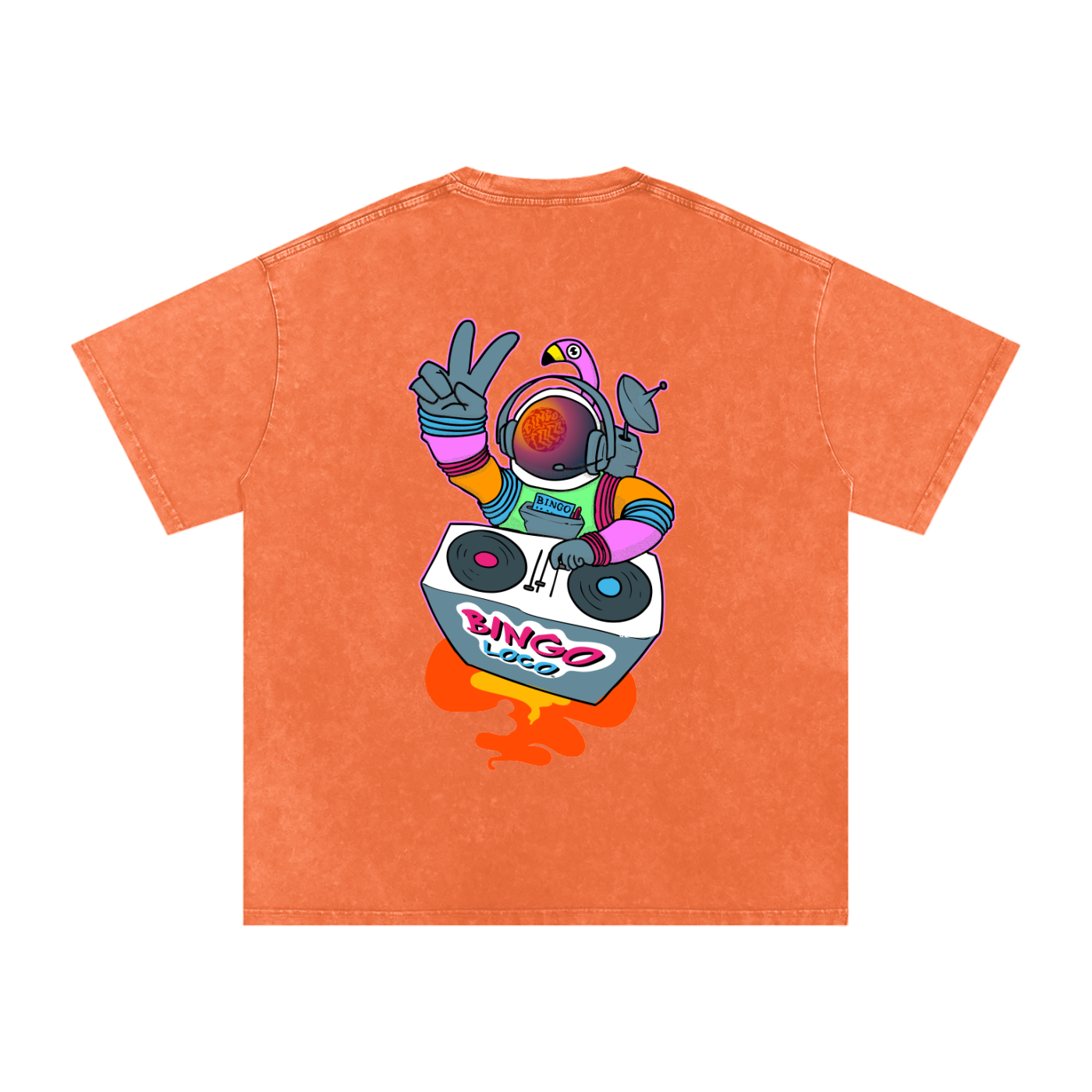 Acid Wash Oversize T-Shirt - 250 GSM