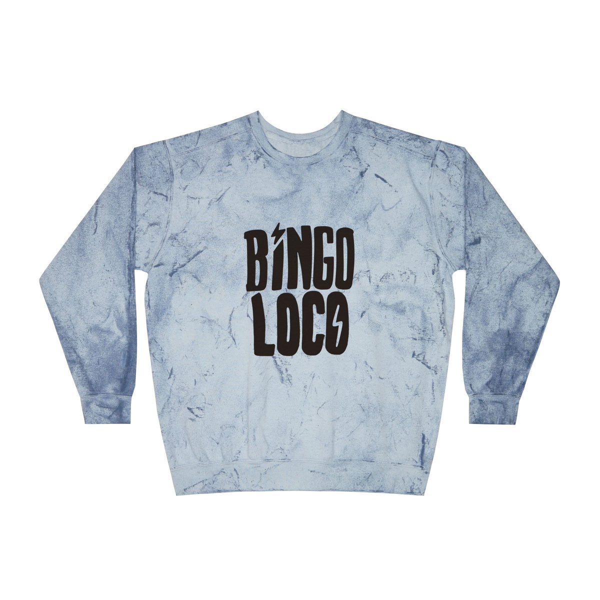 Color Blast Crewneck Sweatshirt — Logo Tie-Dye Design