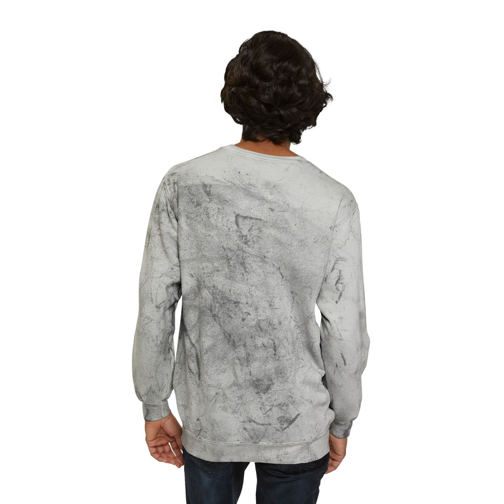 Color Blast Crewneck Sweatshirt — Logo Tie-Dye Design