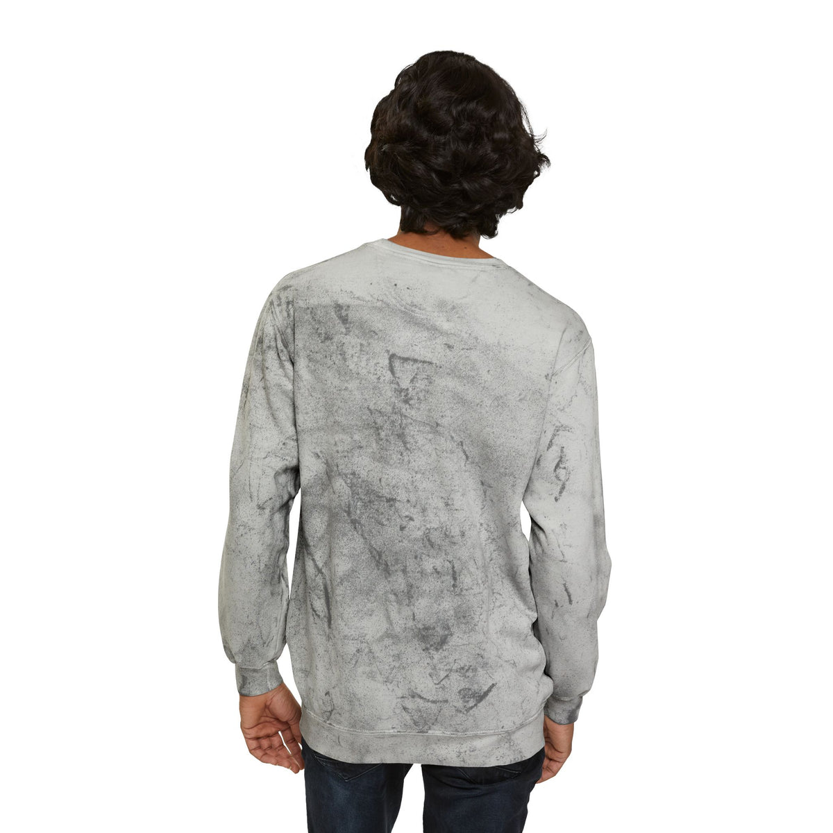 Color Blast Crewneck Sweatshirt — Logo Tie-Dye Design