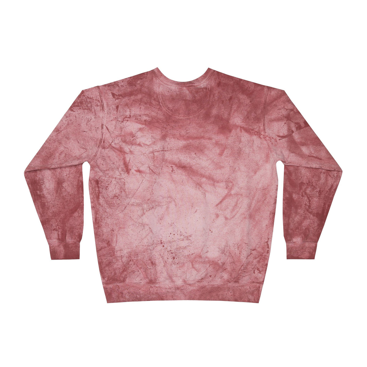 Color Blast Crewneck Sweatshirt — Logo Tie-Dye Design