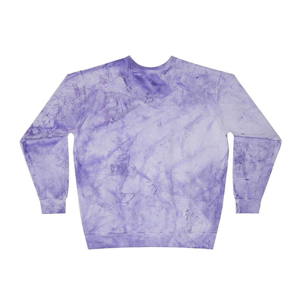 Color Blast Crewneck Sweatshirt — Logo Tie-Dye Design