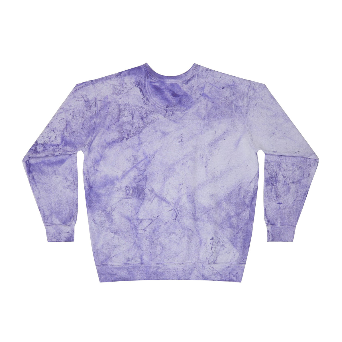 Color Blast Crewneck Sweatshirt — Logo Tie-Dye Design