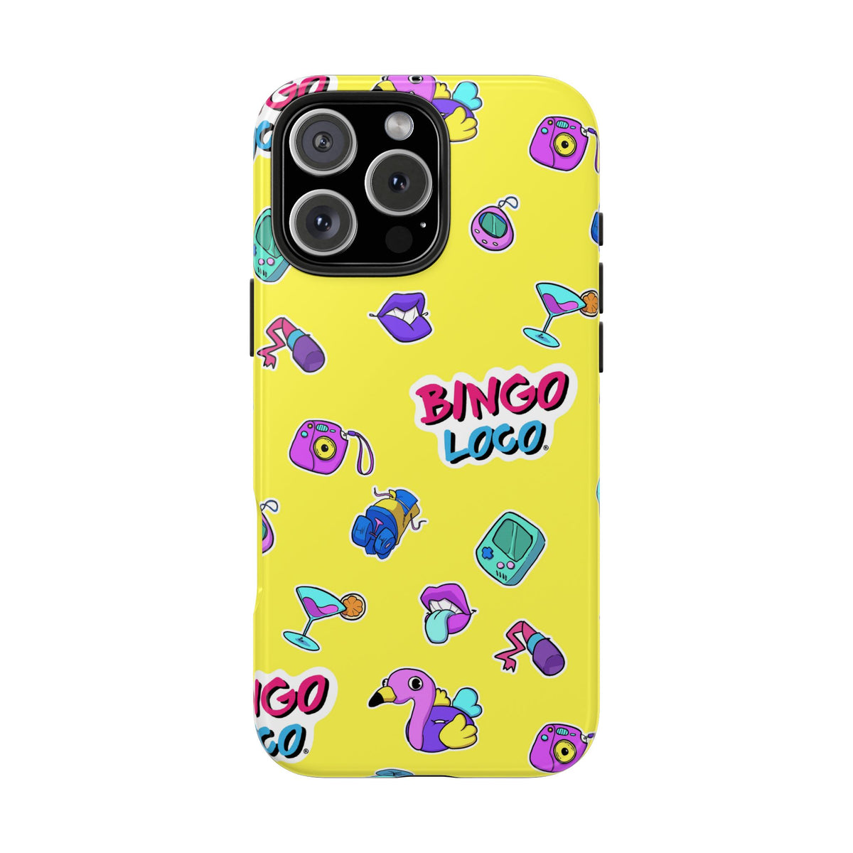 Bingo Loco Colorful Cartoon Tough Phone Case