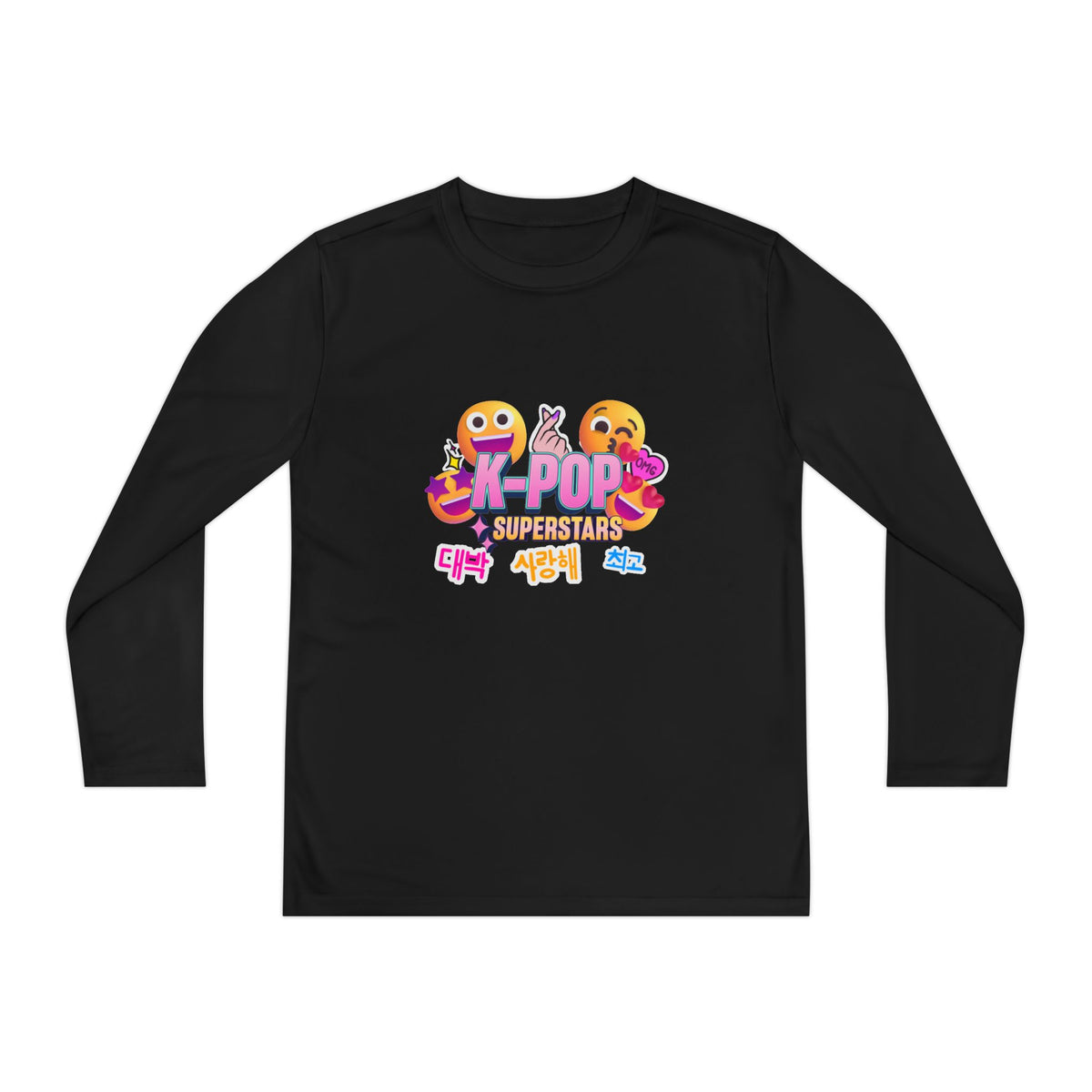 K-Pop Superstars Youth Long Sleeve Tee