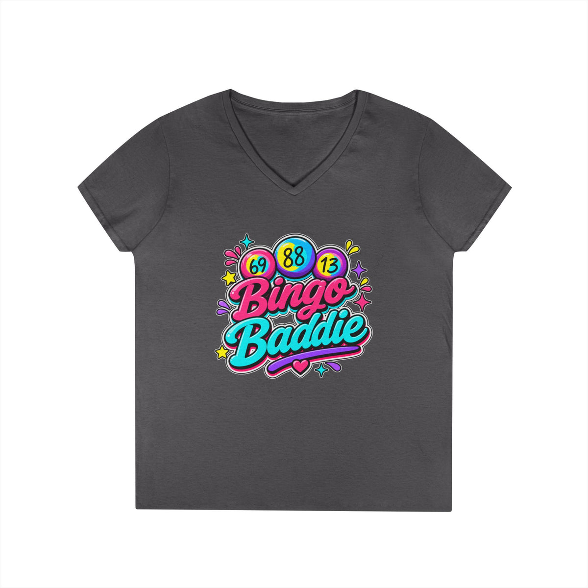 Bingo Baddie Ladies' V-Neck T-Shirt